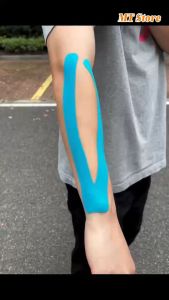Băng dán cơ thể thao kinesiology băng keo dán phục hồi chấn thương dùng trong thể thao cuộn 5m