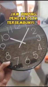 IP Camera CCTV Wifi Wall Clock Jam Dinding Hidden Spy Kamera Full HD 1080P 4k Motion Detection Pengintai Pengawas Sistem Keamanan Rumah Mata mata Mini Tersembunyi Home Security Camera Jam Dinding Mewah Aksesoris Hiasan Interior Ruangan Rumah