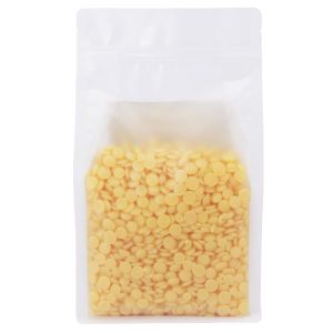 ( 10 Pcs ) Standing Pouch Flat Bottom Bening I Kemasan Kopi Snack I Kemasan Ziplock Bening