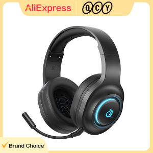 QCY | QCY Heroad V200 Over Ear Headphones 50mm Driver 7.1 Surround Sound Headset Wireless Bluetooth 6.0 Earphones for PC Laptop PS4/5