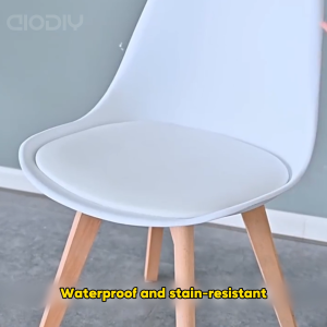 AIODIY Solid Wood Dining Chair For Home Use Nordic Chair For Bedrooms Womens Makeup Chairs Study Rooms Soft Bags Backrest Chairs Desks Plastic Stools