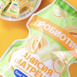 Probiotic Heart-Shaped Mango And Watermelon Flavored Soft Candy Snacks Leisure Chewy Gelatinous Sugar Fruit Candy Treats