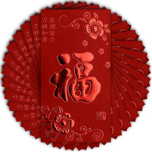 Mini Chinese Style Red Envelope Covers New Year Festive Design General Purpose Lucky Money Envelope Small And Large Sizes