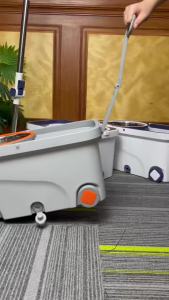 ไม้ถูพื้น+แถมผ้าม๊อบ ถังปั่นสแตนเลส  ชุดถังปั่น Spin Mop  ใหม่ล่าสุด สแตนเลสคุณภาพสูง ชุดถังปั่นไม้ม๊อบ  ชุดถังปั่นม๊อบ ซักทำความสะอาดและปั่นหมาด