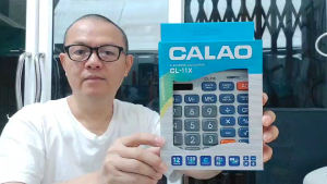 เครื่องคิดเลข CALAO รุ่น CL-11X คิดเลข 12 หลัก หน้าจอใหญ่ ปุ่มสแควร์รูท ปุ่มCHECK