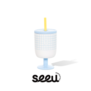 Insulated Creative Coffee Tumbler with Straw 280ml
