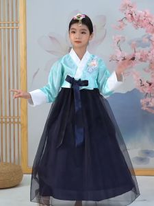 [3-13 Years] daidai (Ready Stock) Children Girl Korea Traditional Hanbok Dress Uniform National Costume 大长今儿童韩服女童朝鲜族舞蹈服民族演出表演服宫廷摄影服装