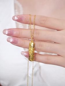 Prosperity Design Gold Pendant