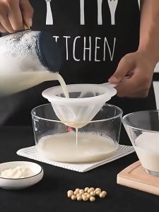 BOSSLU Saringan Susu Kacang Kopi Teh Filter Nylon Strainer Kain Penyaring Mesh