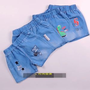 Quần short JEAN bé trai  họa tiết phối chất vải bò mềm mịn cho bé ảnh thật 100%