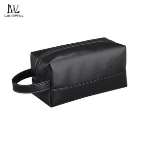กระเป๋าเครื่องสำอาง LouisWill กระเป๋า PU Tas Kosmetik ความจุมาก ระเบียบ ล้างเครื่องสำอาง ความจุข นาน ผลิตภัณฑ์ดูแล เครื่องสำอาง กระเป๋าเปิด กระเป๋าเก็บเครื่องสำอาง สำหรับ ผิว ครูมาก, ครูหนูม่าย และอื่นๆ