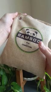 Loại 500gram_Túi than gáo dừa khử mùi ô tô xe hơi nấm mốc kháng khuẩn lọc không khí đến 2 năm