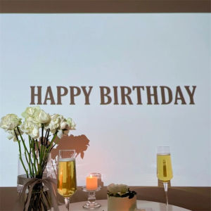 Happy Birthday Projection Lamp Projector Ins Korean Happy Birthday Xiaohongshu Party Photo Props