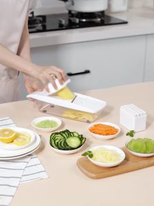 🔥Imakara Multi-Purpose Food Slicer for Fruits / Vegetable / Potato /Meat 🔥 5 Blades