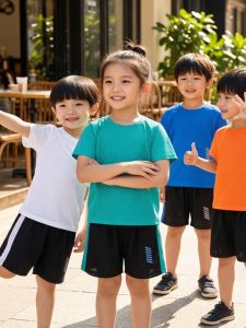 Quick-Dry Breathable Childrens Sportswear Set Summer Style