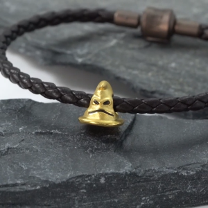 Chow Sang Sang 周生生 999 Gold Harry Potter Wizard Hat Charm for Women & Men 92752C (Bracelet Not Included)
