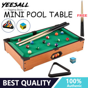 【COD】Mini Pool Table Billiard Set Childrens Game Billiard Sports Toys Parent-Child Interactive Gift Set Game Billiards Miniature Billiard Cues Balls Home Party Parent-child Educational Games Interaction Game For Kids Gift