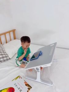【ready stock】Upgrade Foldable Table Anti-slip Bed Mini Table Laptop Table Notebook Table with Drawer For Meja Lipat