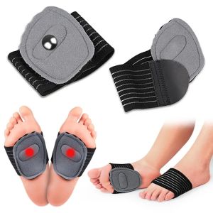 DIDI 1Pair Magnetic Orthopedic Insole Arch Pad Support For Flat Foot Correction High Arch Cushioning Plantar Fasciitis Pain Relief Foot Pads