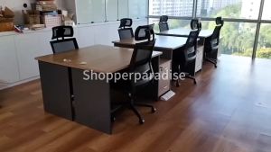 SG Ready Stock H100-104 Executive Workstationpartitionpedestal/cabinet Home Office Tablestudy deskCubicleSet chair