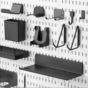 Aishubai | Round Hole Metal Hooks for Pegboards Wall Hanging Display