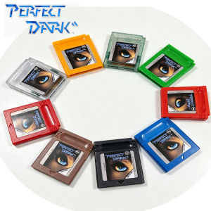 Bandai | Perfect Dark Game Card for GBC 16-bit Retro Video Game Cartridge for Game Boy Color Console Multiple Colors Available