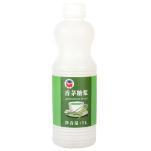 Lemongrass Syrup Handmade Lemon Tea Grass Flavor Condiment for Tea Shop 1000ml Packaging from Xiamen China Net Content 1L