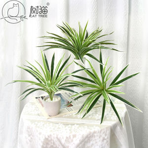 DAUN PLASTIK PALSU TANAMAN SPIDER LILY RUMPUT IMITASI ARTIFICIAL HIAS DEKORASI