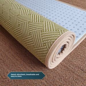 Summer Ice Silk Willow Mat Bedding Dormitory Nap Mat Anti-Fall Childrens Room Climbing Carpet Machine Washable Home Decor
