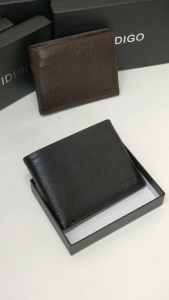 Ví da nam gập đôi phom ngang ví nam cầm tay da thật nhiều ngăn tiện dụng IDIGO MW1 - 4308