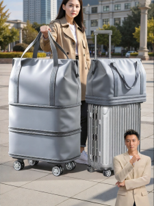 Joybos | Large Capacity Lightweight Foldable Travel Bag with Universal Wheels