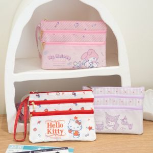 Sanrio | Sanrio Characters Daily Travel Document Storage Bag Convenient Multi-level Classification For Receipts Passports Air Tickets