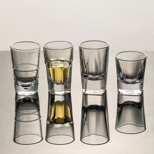 Elegant Crystal Whiskey Glasses European Style Bar Beer Cups Set Creative High-end Personalized Home Use Drinking Glasses