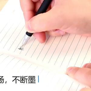 Wholesale 50 Pcs ballpen set Gel Pen black Refill ball pen frosted full needle pens tube 0.5 mm sign pen