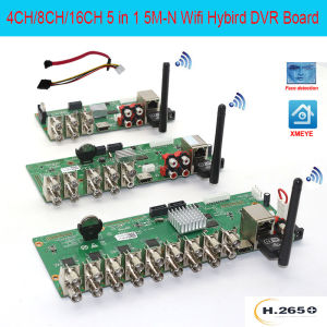 DVR NVR Module 4CH 8CH 16CH 5M-N Xmeye 5 in 1 Hybrid Coaxial Recorder Board For Replacement Surveillance AHD TVI CVI IP Camera