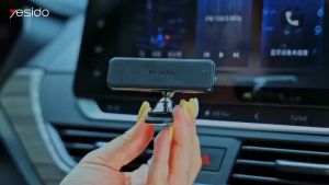 YESIDO C150 Exquisite Zinc Alloy Magnetic Mobile Phone Car Mount Bendable Base Universal Rotating Strong Rubidium Magnets Multi Functional Cellphone Holder Premium Yesido Model C150