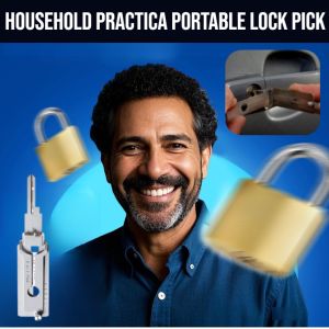 Home Anti-Theft Artifact Ss001 Household Practica Portable Lock Pick Locksmith Tool
