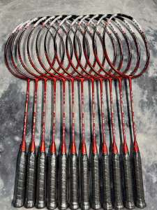 Li-Ning N55 N50 Third Generation N90 N99 Badminton Racket Super Classic Chen Long Lin Dan Battle Racket Offensive Type Head Heavy Shaft Hard