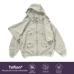 714street | Áo Khoác Hooded Thời Trang Ngoài Trời Mới Dành Cho Mọi Giới