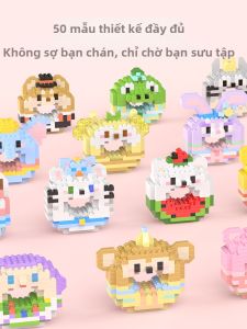 Educational Cartoon Donut Mini Building Blocks