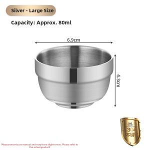 Premium Double-Layer Golden Stainless Steel Tea Cup