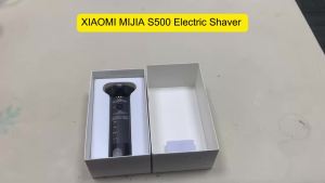 Xiaomi | Máy Cạo Râu Điện Xiaomi MIJIA S500 Dành Cho Nam 3 Lưỡi Dao Dùng Được Khi Khô/ướt Sạc Được Kèm Bộ Cắt Tỉa Râu Và Tóc Có Cổng USB.