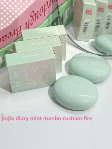 Korean Style Mint Man Cushion BB Cream Liquid Foundation Concealer and Moisturizer Long Lasting Smear-Proof Makeup Waterproof Classy Fake Plain Face Cheap