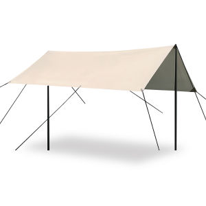 ACE Flysheet ฟลายชีท พร้อมเสา ผ้าใบ เต้นท์แคมปิ้ง ตั้งแคมป์ อุปกรณ์แคมปิ้ง ผ้าใบฟลายชีท ผ้าใบแคมปิ้ง ขนาด 3x3 3x4.5 4.5x4.5 4.5x6