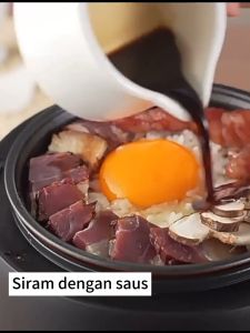 MAIMEITE Magic Com mini  0.8L Rice Cooker Panci anti lengket penanak nasi Penanak Nasi  Kecil Low