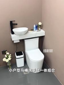 NIUNAISI | Space-saving Integrated Bathroom Set