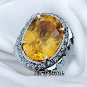 CINCIN BATU YELLOW CITRINE CUTTING HIGH QUALITY