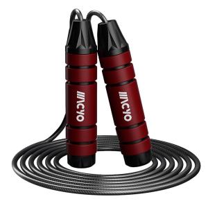 MACYO | Weighted Fitness Speed Rope Steel Wire Bearings