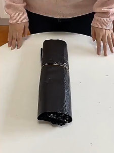 (SG Ready Stock) 100Pcs Thicken Disposable Black Plastic Trash Bags With Handle