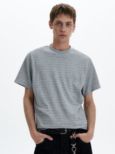 MADWITCH | Knitted Texture Short Sleeve T-shirt Breathable Loose Boxy Design